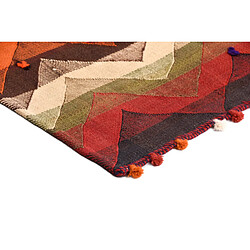 Avis Vidal Tapis de laine 271x141 orange Jajim