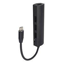 Connecteurs Hub USB Type-C Câble Adaptateur USB 3.0 2.0 Pour MacBook Noir