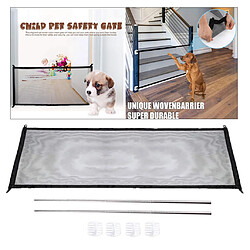 Portail Portable Pour Chien De Sécurité Pour Clôture De Sécurité Pour Animaux De Compagnie Pour Chiens De Chat 2Pack