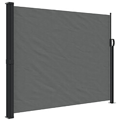 Maison Chic Auvent latéral rétractable | Store latéral | Brise-vue latéral anthracite 160x600 cm -GKD37197