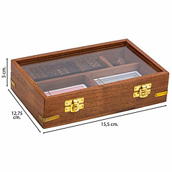 Avis Set de jeux traditionnels Alexandra House Living Marron 12 x 5 x 15 cm 3-en-1