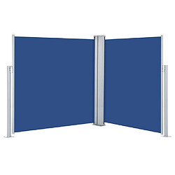 Maison Chic Auvent latéral rétractable de balcon | Store extérieur | Auvent solaire Bleu 160x600 cm -GKD48775