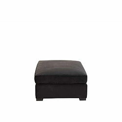 Avis Paris Prix Pouf en Velours Design Abosa 113cm Noir