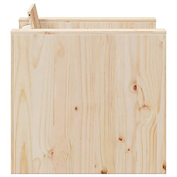 Acheter vidaXL Canapé de jardin 79x60x62 cm bois de pin massif