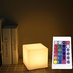 Universal Lampe de bureau Cube Lumineux Cube Extérieur Favoris Imperméable Rechargeable Lumineux de Fête | Lampe de bureau LED pas cher