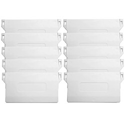 Poids de la bande 89 mm Doloret pour les stores verticaux - 10 pcs - blanc