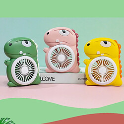 Ventilateur Mains Libres Portable Ventilateur de Dinosaure de Dessin Animé USB Personnel Ventilateur Portable 3s Refroidissement Rapide pour les Sports de Voyage de Bureau pour Enfants