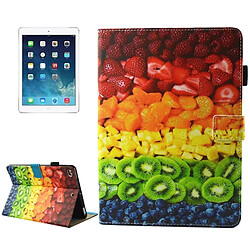 Wewoo Housse Étui pour iPad 9.7 pouces 2017 / Air / Air 2 Universel Fruits Modèles Assortis Horizontal Flip En Cuir de protection avec Titulaire et Fentes cartes