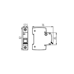 Kanlux Protecteur de surtensions, 1P KMB6