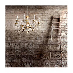 Ideal Lux Suspension Blanche antique FIRENZE 8 ampoules