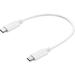 Sandberg USB-C Charge Cable 0.2m câble USB 0,2 m USB C Blanc