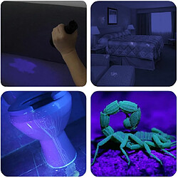 Avis BESTA Lampe de poche UV lumière noire 51 LED lampe à main mini détecteur d'urine ultraviolet pour animaux de compagnie pour faux billets de banque, urine de chiens, chats, rideaux