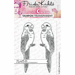 Youdoit 2 tampons transparents - Perruches - 9,5 x 6,5 cm