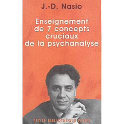 Enseignement des 7 concepts cruciaux de la psychanalyse - Occasion