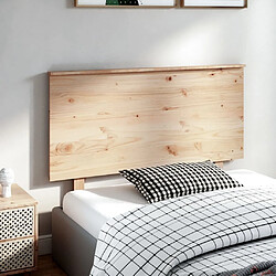 Avis vidaXL Tête de lit 124x6x82,5 cm Bois massif de pin