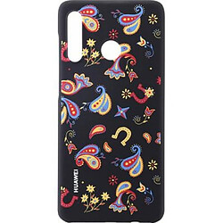 Huawei Coque pour Huawei P30 Lite semi-rigide florale Multicolore