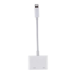 Avis 2 en 1 Adaptateur de câble HDMI Lightning vers AV TV numérique pour Apple iPhone 7, Plus, 6S, iPad