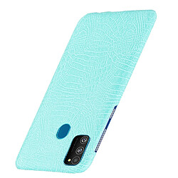 Avis Wewoo Coque Rigide Pour Galaxy M30s Crocodile antichoc Texture PC + Etui PU Vert clair