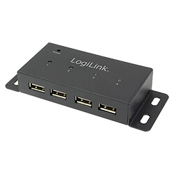 LogiLink Hub USB 2.0, 4 ports, pour un montage mural ()