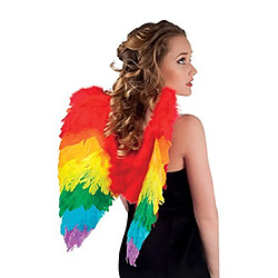 Boland Rainbow Wings Ladies Fancy Dress Angel Hen Party Womens Costume Accessory by