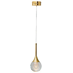 Acheter Lustre moderne Led 5W sphère Globe doré lampe Suspension décorative suspension lumière cuisine Table chambre boutique 230V 4000K