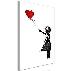 Artgeist Tableau - Banksy: Girl with Balloon (1 Part) Vertical [20x30]