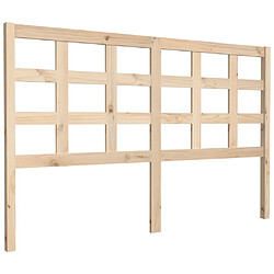 vidaXL Tête de lit 156x4x100 cm Bois massif de pin