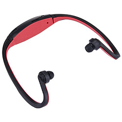 Acheter Wewoo Casque Sport rouge pour les smartphone et iPad ordinateur portable MP3 ou autres périphériques audio, stockage maximum de carte SD: 8GB étanche imperméable à l'eau stéréo sans fil écouteurs intra-auriculaires avec micro SD,