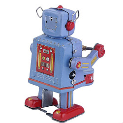 Universal Vintage Metal Tin Drumming Robot Corloge-Travail