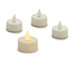 Gift Decor Ensemble de Bougies LED Blanc 4 x 4 x 3,7 cm (12 Unités)