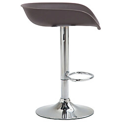 Avis Non Tabouret de bar Anaheim plastique chromé