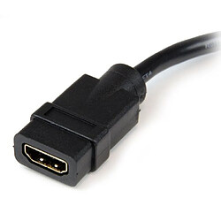 StarTech.com 8in HDMI to DVI-D Video Cable Adapter - HDMI Female to DVI Male - HDMI to DVI Dongle Adapter Cable