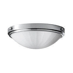 Elstead Lighting Plafonnier Salle de bains Perry Chrome poli