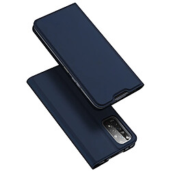 Etui en PU DUX DUCIS avec support et porte-carte, bleu pour votre Xiaomi Redmi Note 11 4G (Qualcomm)/Redmi Note 11S 4G