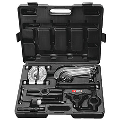 Composition d'extracteur hydraulique 10 Tonnes, en coffret 17 pièces KS TOOLS 700.1200