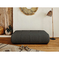 Lisa Design Onyx - pouf modulable - en tissu