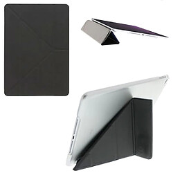 Etui MW pour iPad 2017 avec rabat latéral articulé noir fonction stand