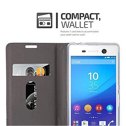 Avis Cadorabo Coque Sony Xperia M5 Etui en Gris