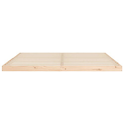 Acheter vidaXL Cadre de lit sans matelas 200x200 cm bois massif de pin