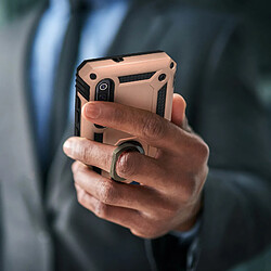 Avis Avizar Coque Xiaomi Mi 9 Bi matière Rigide et souple Bague Fonction Support rose gold