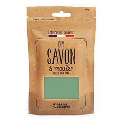 Graines Creatives Savon à Mouler 100 g - Vert Foncé