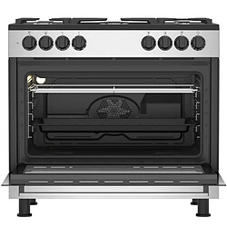 Piano de cuisson gaz 111l 5 feux inox - GM15122DXB - BEKO pas cher