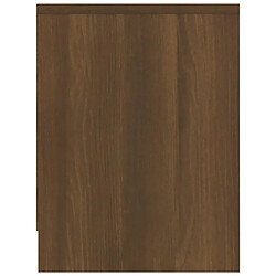 Acheter vidaXL Table de chevet chêne marron 40x30x40 cm bois d'ingénierie