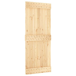 vidaXL Porte NARVIK 85x210 cm bois massif de pin