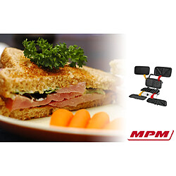 Appareil à Sandwich maker 3 en 1, Plaques Interchangeables, Gaufrier, Grille, 1200, Noir, MPM, MOP-33M pas cher