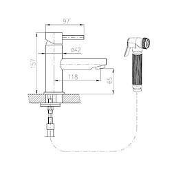 Avis Rav Mitigeur bidet avec douchette SEINA en chrome