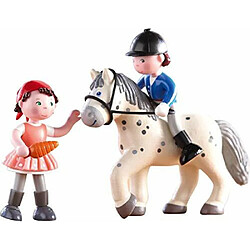 Avis HABA Little Friends Horse Pippa - Figurine de jument gris pommelA en plastique de 11,4 cm