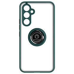 Avizar Coque pour Samsung Galaxy A54 5G Bi-matière Bague Métallique Support Vidéo Vert