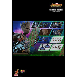 Hot Toys MMS476 - Marvel Comics - Avengers 3 : Infinity War - Groot & Rocket Deluxe Version