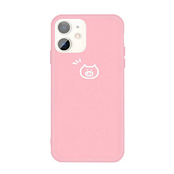 Wewoo Coque Pour iPhone 11 Petit Cochon Motif Coloré Givré TPU Téléphone Housse de Protection Rose